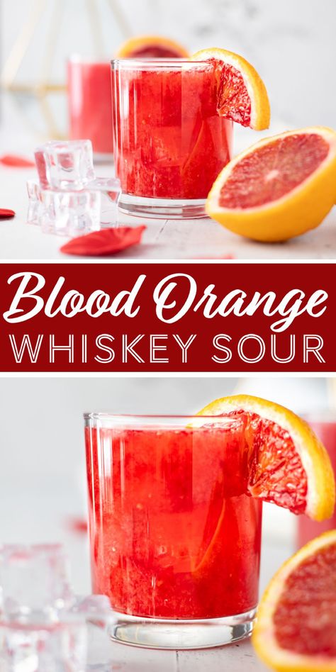 Orange Whiskey Sour, Bourbon Sour, Best Bourbon, Bourbon Drinks, Sour Cocktail, Best Cocktail Recipes, Boozy Drinks, Whiskey Sour, Whiskey Drinks