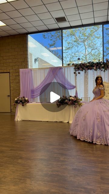 LOPEZ'S EVENTS & RENTALS LLC on Instagram: "Sweet 15" Quinceanera Main Table Ideas, Lavender Quinceanera Ideas, Lavender Quinceanera, Sweet 15, Quinceanera, Lavender, On Instagram, Instagram