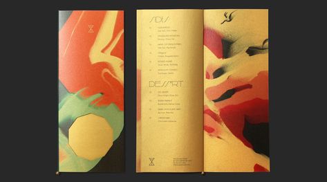 Golden Hour Graphic Design, Art Deco Graphic Design, Graphic Aesthetic, Branding Inspo, Menu Cover, The Golden Hour, Menu Restaurant, Nice Things, Menu Design