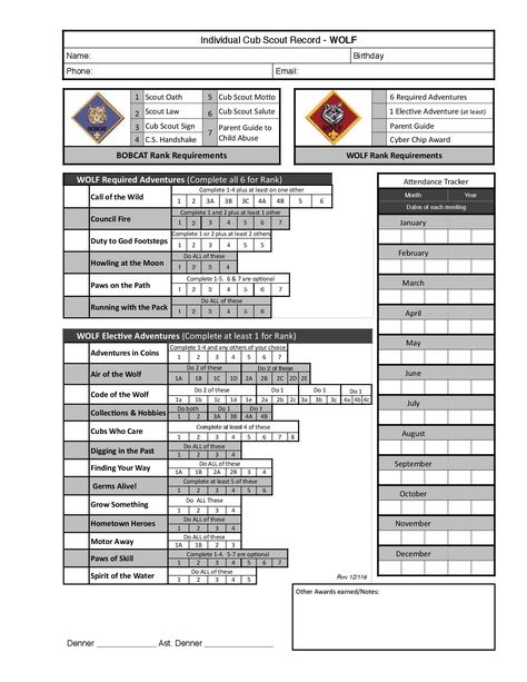 2017 Wolf Tracker pdf Cub Scout Motto, Cub Scout Skits, Scout Salute, Cub Scouts Wolf, Cub Scouts Bear, Tiger Scouts, Cub Scouts Tiger, Wolf Scouts, Bear Scouts