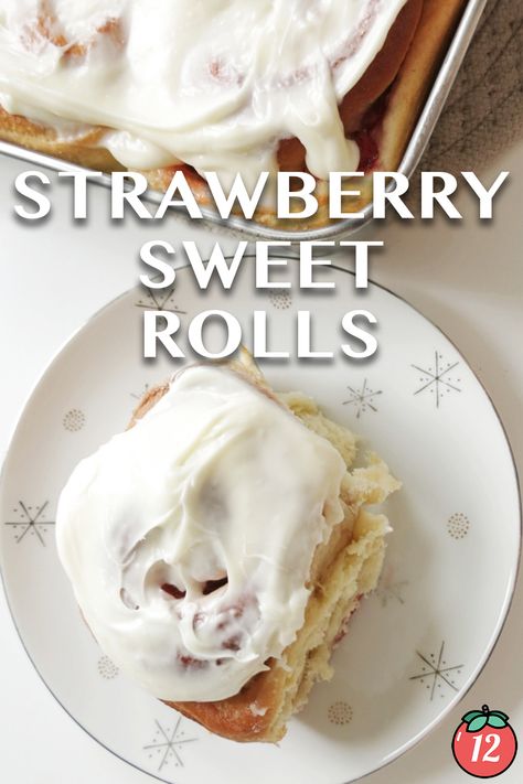 Cinnamon rolls are wonderful, but sometimes you want something that’s fruity and creamy at the same time. These strawberry sweet rolls are just that. They’ve got a sweet filling and a tangy cream cheese icing on top that will tempt you like nothing else. Strawberry Sweet Rolls, Savory Breakfast Recipes, Special Occasion Food, Sweet Buns, Sweet Rolls, Cream Cheese Icing, Sweet Roll, Savory Breakfast, Strawberry Jam