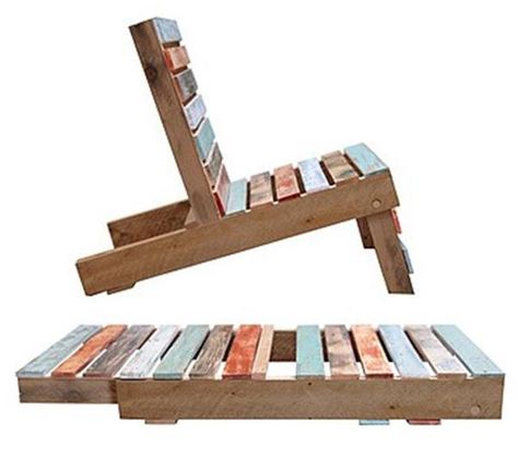 diy handmade furniture and wood recycling ideas Kursi Outdoor, Eclectic Chairs, Adirondack Furniture, Pallet Chair, Backyard Furniture, Pallet Creations, Outdoor Furniture Plans, Recycled Pallets, Pallet Outdoor