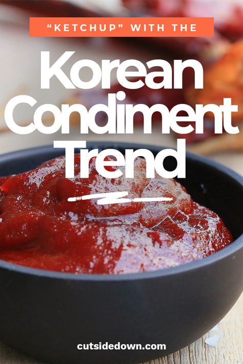 "Ketchup" With The Korean Condiment Trend | Korean Ketchup, Ketsup Recipe, Japanese Condiments, Chinese Tofu Recipes, Korean Barbecue Sauce Recipe, Chinese Sauce Recipe, Ketchup Alternative, Chinese Dishes Recipes, Chinese Noodle Recipes