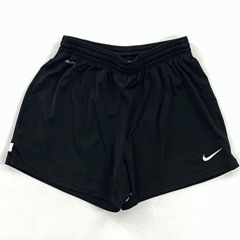 Nike Dri-Fit Mens Athletic Shorts Black Elastic Waist Lined Stretch Mid Rise M Measurements Waist: 24” stretch Rise: 9.5” Inseam: 4.5” Pant leg opening: 12” Weight: 4.5oz Brand: Nike Color: Black Size: M Style: Athletic Material: 100% Polyester Closure: Elastic Waist Inseam: 4.5 In Sold as pictured. Thanks for looking! Free Shipping and 60 Day free returns! This listing was easily created using the SellHound Posting App! Cute Shorts For School, Nike Clothes Women, Black Shorts Athletic, Shorts For School, Black Shorts Women, Nike Shorts Outfit, Cute Black Shorts, Black Workout Shorts, Mens Athletic Shorts