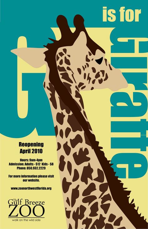 Zoo Wayfinding, Zoo Poster Design, Zoo Project, Zoo Art, Giraffe Illustration, Animal Poster, Deco Poster, Zoo Animal, Animal Graphic