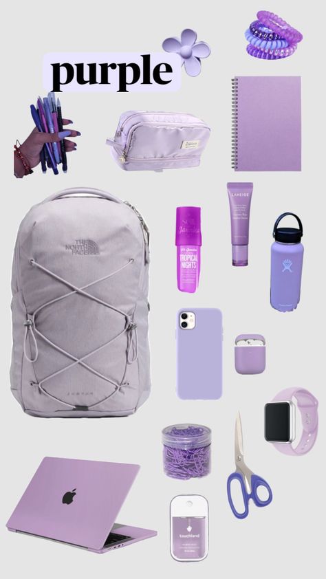 #purple Backpack Aesthetic, Aesthetic Backpack, Purple Backpack, Bagpack, School Backpacks, Your Aesthetic, Connect With People, Creative Energy, Backpacks