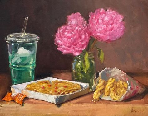 Taco Bell Mexican Pizza, Tacos Mexicanos, Mexican Pizza, American Painting, Still Life Oil Painting, Taco Bell, Sign Printing, Oil Paintings, Still Life