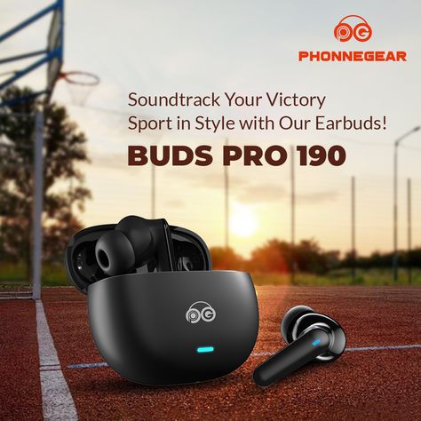 🎧🏆 Pump up your game with the ultimate sound experience! Introducing BUDS PRO 190: Your Victory's Official Soundtrack! #phonnegear #BudsPro190 #VictorySoundtrack #SportInStyle" Earbuds Creative Ads, Headphone Ads, Air Buds, Air Bud, Gaming Banner, Beauty Tips For Glowing Skin, Products Design, Ad Creative, Creative Video