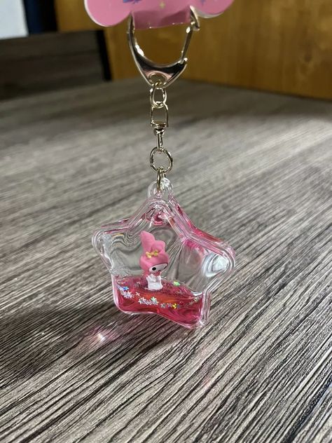 Tsunameez Sanrio My Melody Liquid Water Glitter Star Keychain Charm Hello Kitty | eBay Kawaii Keychains, Liquid Keychain, Water Keychain, My Melody Keychain, My Melody Charm, Sanrio Mocha Keychain, My Melody And Kuromi Keychain, Matching Sanrio Keychains, Sanrio Keychain Plush