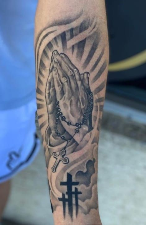 Front Forearm Tattoo, Tattoo Names, Tattoo Forearm, Name Tattoo, Forearm Tattoo Men, Name Tattoos, Money And Happiness, Forearm Tattoos, Forearm Tattoo