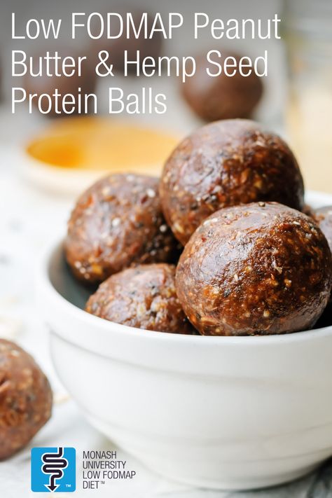 🥜🌱 Boost your energy with our Low FODMAP Peanut Butter and Hemp Seed Protein Balls! 💪🍡 Packed with protein and gentle on the tummy, these little bites are perfect for refuelling after a workout or satisfying snack cravings. Low Fodmap Protein Balls, Seed Protein Balls, Low Fodmap Protein, Fodmap Protein, Monash Fodmap, Rotation Diet, Low Fodmap Snacks, Fodmap Snacks, Walnut Butter