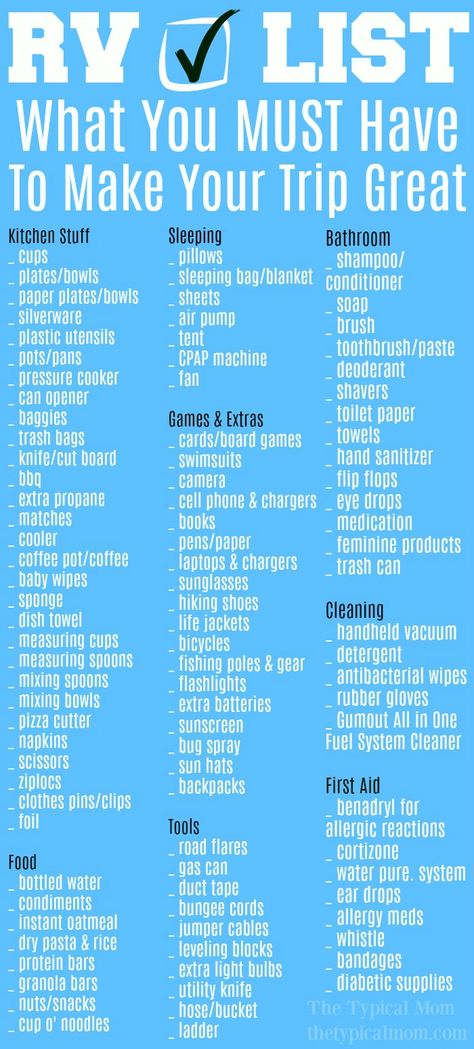 Camp Trailer Must Haves, Camping Preparation List, Travel Trailer Essentials List, Camper Trailer Must Haves, Camping Cleaning Hacks, Camping Trailer Must Haves, Rv Set Up Checklist, Trailer Essentials List, Camper Necessities List