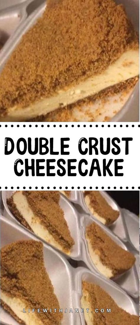 Double crust cheesecake is a jaw-dropping dessert. Who doesn’t love cheesecakes, right? But what’s better than one crust Double Crust Cheesecake, Crumb Cake Recipe, Baking Treats, Desserts Cookies, Yummy Desserts Easy, T Love, Cake Baking, Pie Dessert, Sweet Tarts