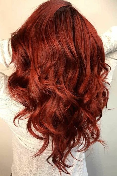 Red Hair Color Chart, Ruby Red Hair Color, Ruby Red Hair, Copper Red Hair, Shades Of Red Hair, Red Hair Inspo, Ginger Hair Color, Hair Color Chart, Beautiful Red Hair