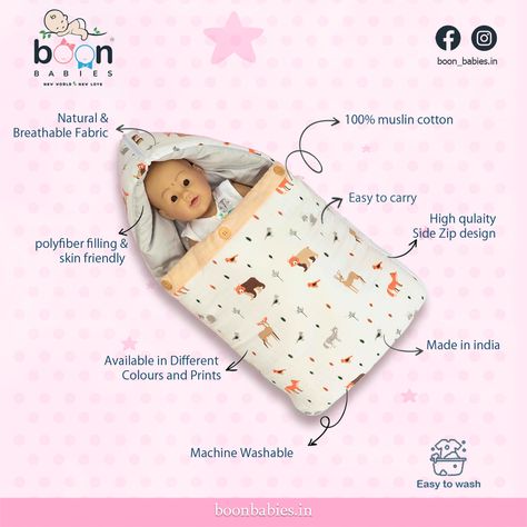 Sweet dreams made cozier!🌟 Wrap your little one in our ultra-soft baby sleeping bag and watch them drift off to dreamland comfortably. Because peaceful nights mean joyful mornings! 💤👶 Shop Now: boonbabies.in #boonbabies #SweetDreams #BabySleepingBag #CozyNights #HappyBabies Night Meaning, Cozy Wrap, Baby Sleeping Bag, Soft Baby, Muslin Cotton, Sleeping Bag, Baby Soft, Sweet Dreams, Little One