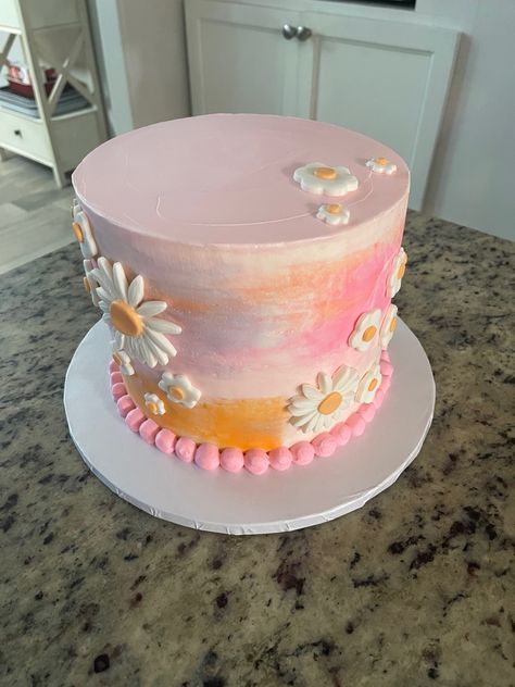 Daisy Groovy Cake, Boho Groovy Birthday Cake, 4ever Groovy Birthday Cake, Retro Daisy Birthday Cake, Groovy One Sheet Cake, Retro Groovy Birthday Cake, Fourever Groovy Cake, 8 Is A Vibe Birthday Cake, Five Is The Vibe Cake