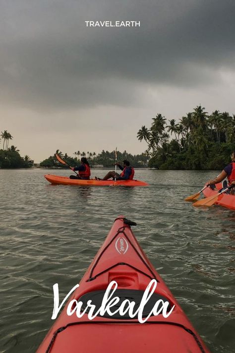 Varkala — a town known for cliff-lined beaches with extraordinary views. It also has lively shacks and cafes and a Portuguese-era fort. Varkala Cliff, Varkala Beach, Trip Checklist, Kerala Travel, Western Ghats, Arabian Sea, Travel Checklist, A Town, Cute Wallpaper Backgrounds