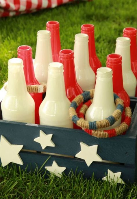 Backyard Games Diy, Yard Game, Diy Yard Games, 4th Of July Games, July 4th Party, 4th Of July Party Ideas, Fourth Of July Party, Independance Day, 4th Of July Ideas