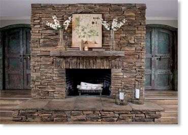 Coronado Stone, Fixer Upper Interior, Fixer Upper Homes, Magnolia Fixer Upper, Stone Hearth, Stacked Stone Fireplaces, Brick Hearth, Chip Joanna Gaines, Fireplace Mantel Shelf