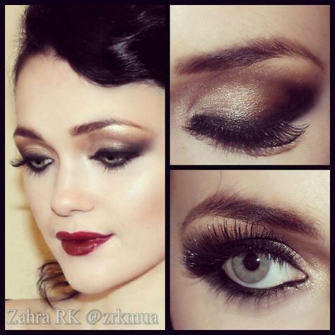 Prohibition Makeup, Modern 1920s Makeup, Victorian Wedding Makeup, Gatsby Inspired Makeup, 1920s Hair And Makeup, Speakeasy 1920s, 1920's Hair, 1920’s Makeup, 1920s Makeup Tutorial