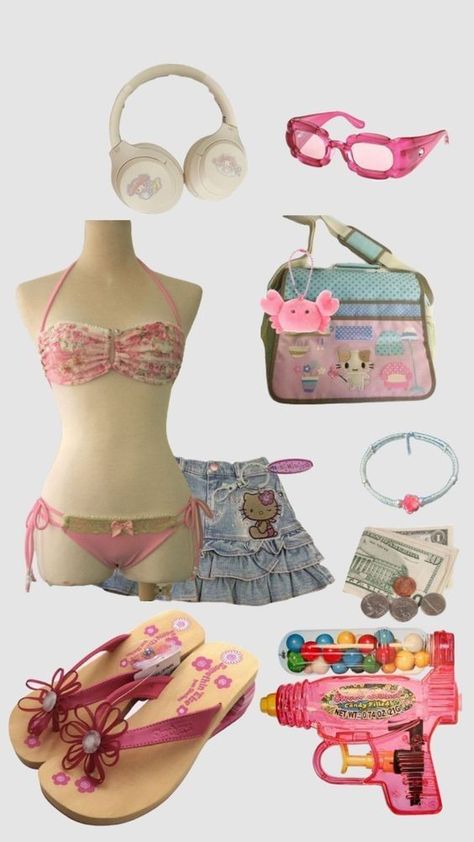 Blue Baddie Aesthetic, Y2k Music, Nyc Outfits, Barbie Summer, The Audacity, Retro Makeup, Style Kawaii, Baddie Aesthetic, Gyaru Fashion