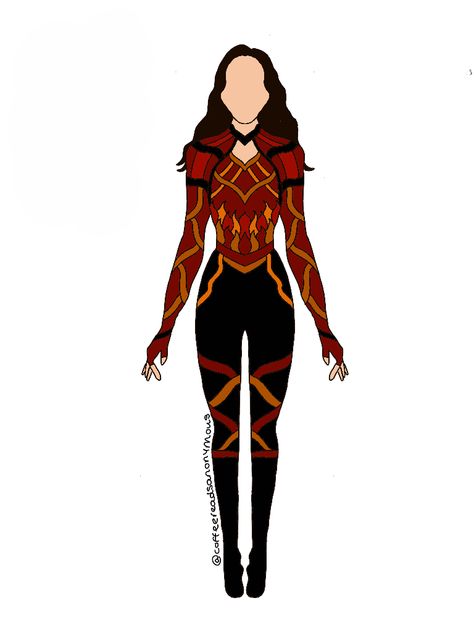 Fox Superhero Suit, Phoenix Superhero Suit, Elemental Superhero Suit, Fire Suit Design, Orange Superhero Suit, Fire Superhero Suit Design Female, Super Hero Suit Designs, Fire Superhero Suit, Flash Suit Design