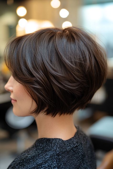 #Hairstyles #HairstylesForGirls #HairstylesForWomen #HairstylesForMen #HairstylesForWomenOver50 #HairstylesForBlackGirls #HairstylesForWomenOver60 #HairstylesForShortHair #HairstylesForBoys #HairstylesForKids Stacked Hairstyles, Short Stacked Bob Haircuts, Curly Pixie Haircuts, Mens Haircut, A Bob, Curly Pixie, Hair Affair, Short Bob Haircuts, Penteado Cabelo Curto