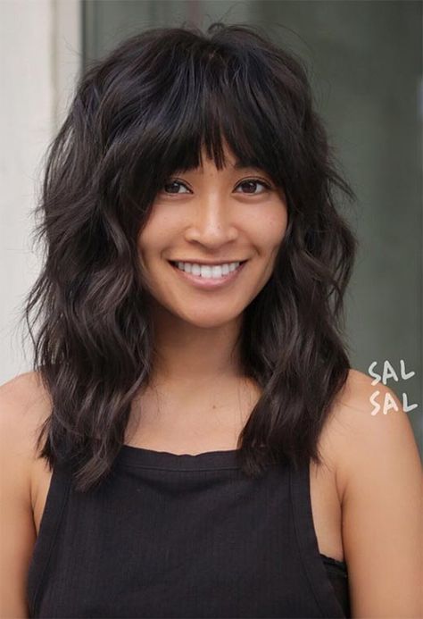 101 Fab Shag Haircuts, from Short to Long, for Everyone out There Modern Shag Haircut, Long Shag Haircut, Shag Haircuts, Fall Hair Cuts, Shag Hairstyles, Hair With Bangs, Short Layered Haircuts, Shag Haircut, Zooey Deschanel