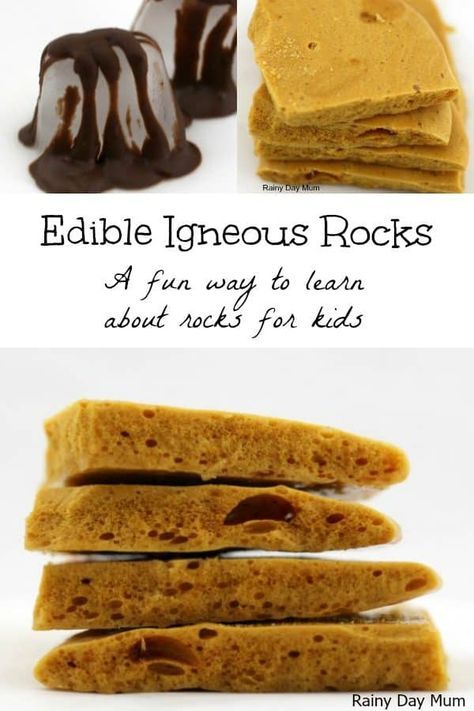 Help children understand the formation of different types of rocks with this edible igneous rock activity ideal for elementary and key stage 2 students. Rocks And Soils Year 3, Igneous Rocks Activities, Rock Activities For Kids, Rock Activities, Rock Experiments, Earth Science Experiments, Rock Unit, Types Of Rocks, Different Types Of Rocks