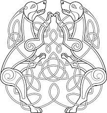 64 Celtic Dog With Knots Illustrations & Clip Art - iStock Celtic Dog, Rune Vichinghe, Chris Tattoo, Celtic Coloring, Celtic Images, Celtic Animals, Norse Design, Celtic Artwork, Art Viking