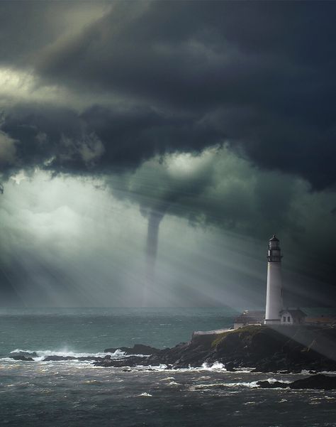 Storm Pictures, Storm Weather, Lighthouses Photography, Sea Storm, Storm Photography, Lighthouse Photos, Lighthouse Painting, Lighthouse Pictures, Lighthouse Art