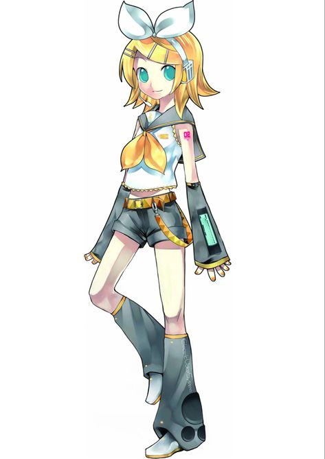 Rin And Len, Vocaloid Len, Rin Cosplay, Vocaloid Cosplay, Vocaloid Characters, Kagamine Rin, Character Study, Body Poses, Hatsune Miku