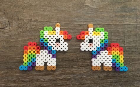 Perler Beads Unicorn Unicorn Beads Pattern, Unicorn Perler Beads, Perler Unicorn, Perler Beads Unicorn, Unicorn Perler Bead Pattern, Ironing Beads, Perler Bead Mario, Perler Beads Ideas, Cactus Terrarium