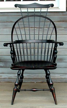 WINDSOR CHAIR Colonial Chair, Early American Furniture, Windsor Arm Chair, Love Seats, Chippendale Chairs, Windsor Chairs, Colonial Furniture, Reproduction Furniture, Primitive Furniture