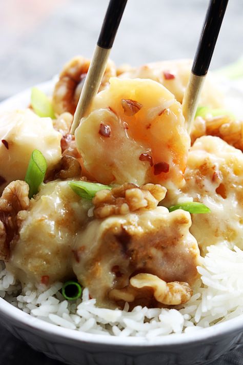 Honey Walnut Shrimp Honey Walnut Prawns, Walnut Prawns, Walnut Shrimp, The Recipe Critic, Honey Walnut, Grilled Shrimp Recipes, Honey Walnut Shrimp, Recipe Critic, Prawn Recipes