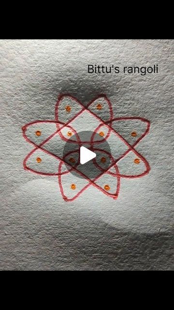 Rangoli Simple, Dots Rangoli, Rangoli With Dots, Simple Rangoli, Rangoli Designs, Dots, On Instagram, Quick Saves, Instagram