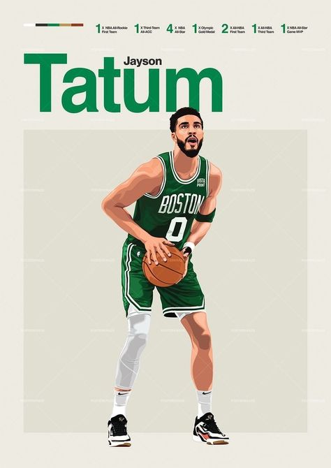 Boston Celtics Art, Celtics Poster, Basketball Gift Ideas, Basketball Artwork, Nba Basketball Teams, Boston Basketball, Boston Celtics Basketball, Basketball Wall Art, Celtics Basketball