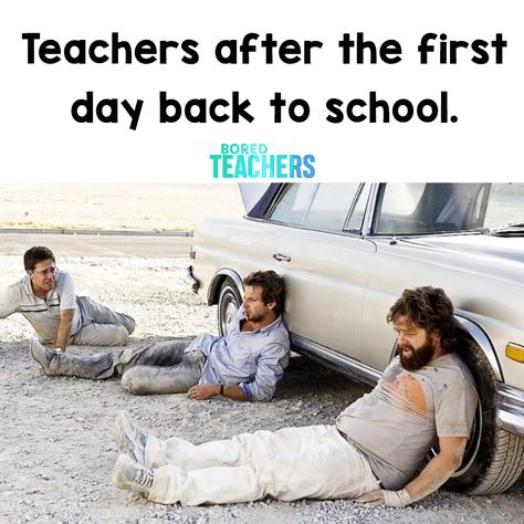 Teachers After the First Day Back to School | Bored Teachers Learning French For Kids, Back To School Funny, Bored Teachers, Teaching Humor, Camping Theme Classroom, Teacher Memes, Parenting Memes, School Memes, Morning Humor