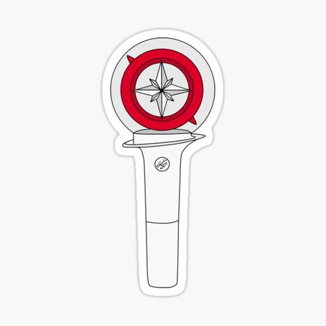 Skz Lightstick Sticker, Stray Kids Lightstick Drawing, Skz Lightstick Drawing, Lightstick Stray Kids, Straykids Stickers, Skz Lightstick, Stray Kids Stickers, Skz Sticker, Stray Kids Sticker