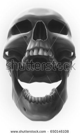 Cool graphic detailed grey human skull with open mouth on white background Monster Open Mouth, Skull With Open Mouth, Skull Open Mouth, Open Mouth Drawing, Skull Side View, Sketch Mouth, Screaming Drawing, Turtle Stuff, Tshirt Graphics