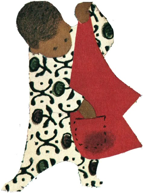 The Snowy Day, Ezra Jack Keats, Snow Ball, 60's Style, Mid Century Illustration, Spatial Design, Bookmaking, Picture Books Illustration, Childrens Books Illustrations