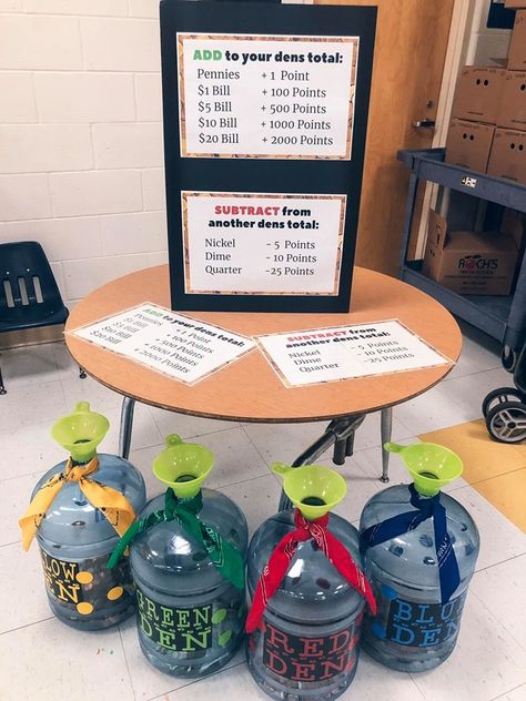 Penny Fundraiser Ideas, Coin Fundraiser Ideas, Popcorn Fundraiser Ideas, Pto Table Display, Middle School Pto Fundraisers, Fundraising Ideas For College Students, Club Fundraiser Ideas, Tailgate Fundraiser Ideas, High School Pto Fundraising Ideas