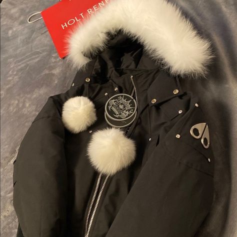 MOOSE KNUCKLE- DEBBY BOMBER JACKET Moose Knuckles Woman Outfit, Canada Goose Women Outfits, Moose Knuckles Jacket, Winter Inspo Outfits, Canada Goose Women, Jacket Outfit Women, Soft Life, Winter Inspo, Moose Knuckles