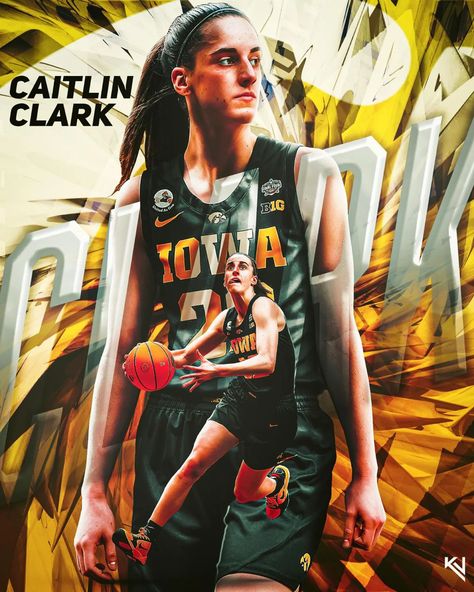 Caitlin Clark Basketball Wallpaper, Katlin Clark, Caitlin Clark Wallpaper, Kaitlyn Clark, Softball Graphics, Caitlyn Clark, Basketball Quotes Inspirational, Iowa Basketball, Basketball Girlfriend