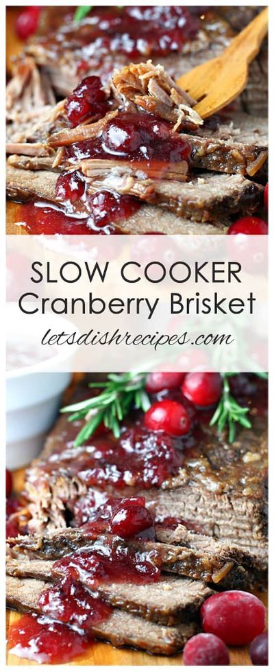 Cranberry Brisket, Slow Cooked Beef Brisket, Easy Christmas Dinner, Brisket Recipe, Christmas Dinner Menu, Xmas Dinner, Brisket Recipes, Slow Cooked Beef, Christmas Food Dinner