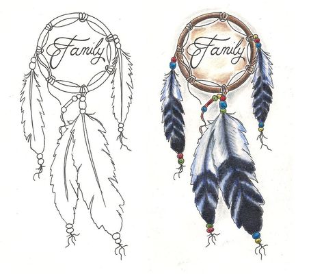 large free printable tattoo designs | Freebies Tattoo Designs Dream Catcher Family by TattooSavage on ... Atrapasueños Tattoo, Family Name Tattoos, Rose Heart Tattoo, Dreamcatcher Drawing, Dream Catcher Drawing, Dream Catcher Tattoo Design, Native American Tattoo, Native American Tattoos, Bull Tattoos