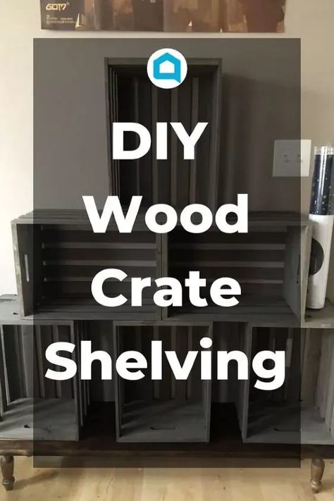 Instead of spending hundreds on gorgeous rustic furniture, create your own crate dresser on a budget. DIY to give it the look you love. diy | diy home decor | build it yourself | diy crate | crates | crate furniture | shalving ideas | diy shelving | repurpose Crate Dresser, Crate Organizer, Childrens Reading Nook, Crate Shelving, Diy Wood Crate, Wood Crate Coffee Table, Crate Bench, Bookcase Makeover, Diy Shelving