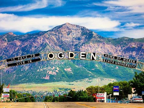 Ogden Sign - Ben Lomond Peak - Ogden, UTAH It Tattoo, Ben Lomond, Camping Inspiration, Ogden Utah, Tattoo Convention, Utah Photography, Photography Gallery, Historical Pictures, Beautiful Mountains