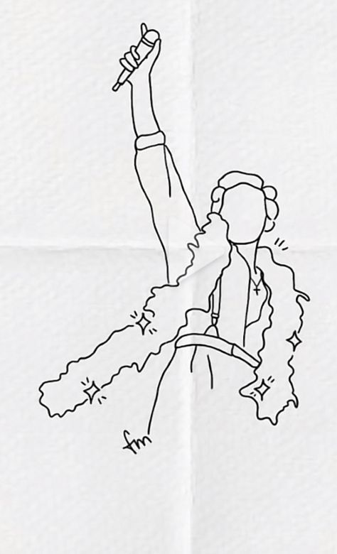 Harry Styles Outline Tattoo, Theatre Embroidery, Harry Styles Drawing Ideas, Harry Styles Doodles, Harry Styles Outline, Harry Styles Dibujo, Superior Tattoo, Harry Styles Drawing, Fine Line Harry Styles