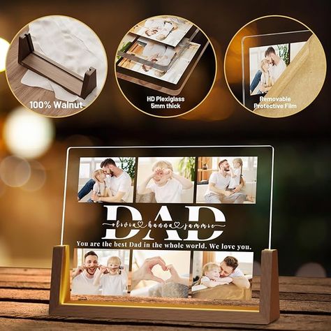 Check out this all exclusive personalized Father's Day gift that every Father will love & appreciate!!

Brand: Luckor

Click the Link to explore the different options & compatibility for your family! Cadeau Parents, Unique Gifts For Dad, Personalized Fathers Day Gifts, Personalized Gifts For Dad, Best Dad Ever, Dad Gifts, Personalized Photo Gifts, Unique Personalized Gift, Dad Birthday Gift